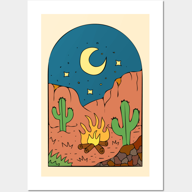 Window to the Desert Wall Art by Nataliatcha23